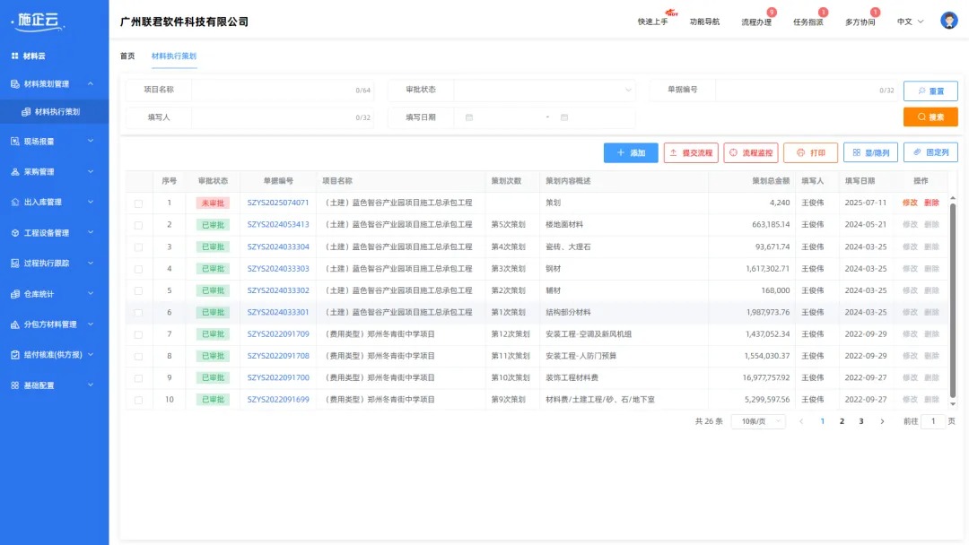 工程项目管理系统