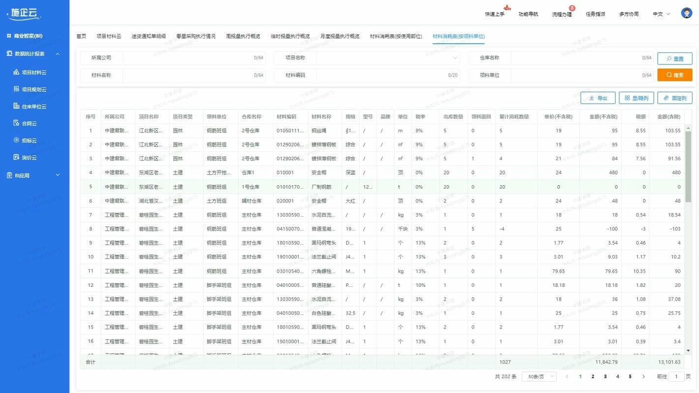 工程物资管理软件 工程物资管理软件